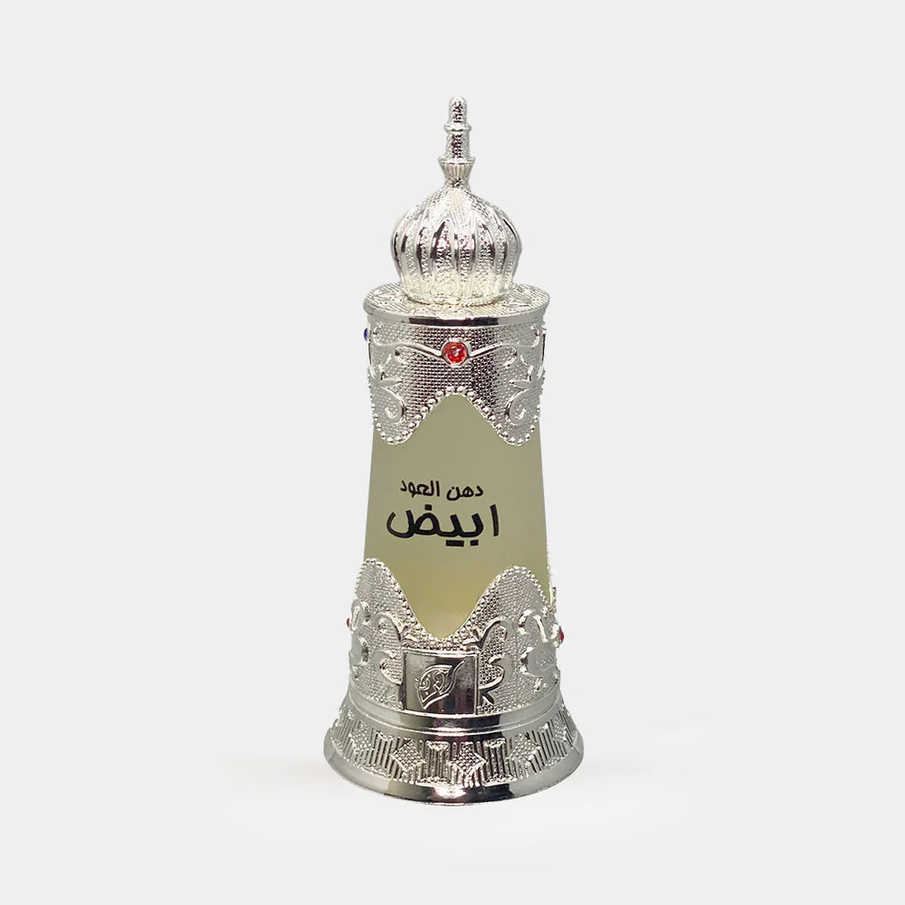 Afnan Dehn Al Oudh Abiyad | .67 fl oz | 20 ML | Concentrated perfume oil | Alcohol free