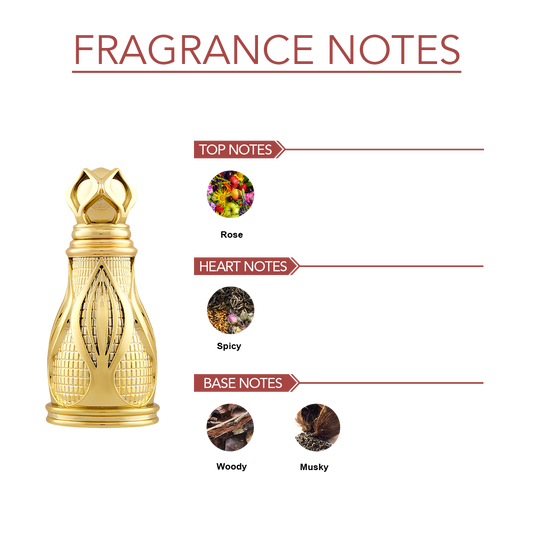 Ajma Khofooq | .61 fl oz | 18 ML | Concentrated perfume oil | Alcohol free