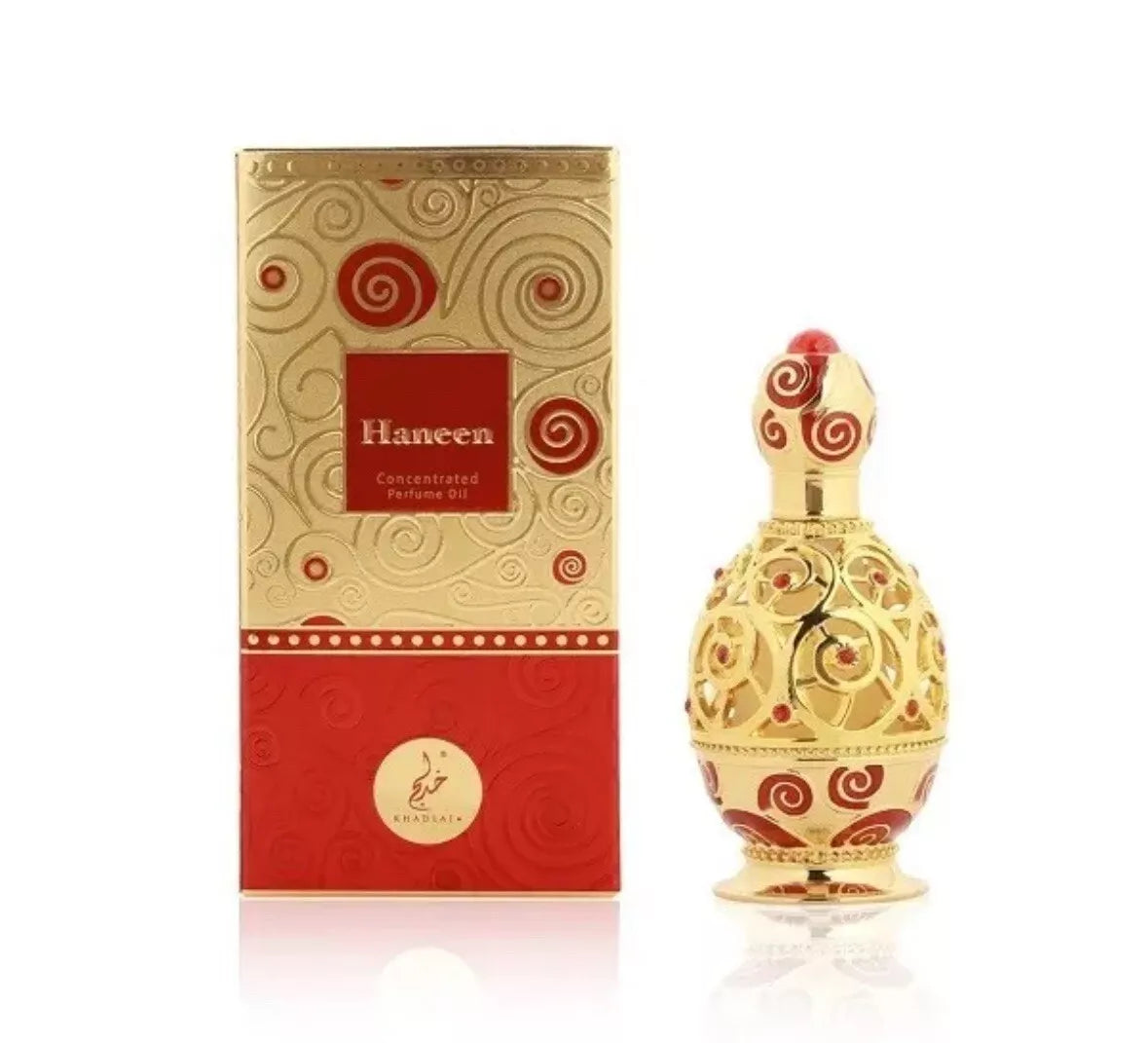 Khadlaj Haneen Gold | .68 fl oz | 20 ML | Concentrated perfume oil | Alcohol free