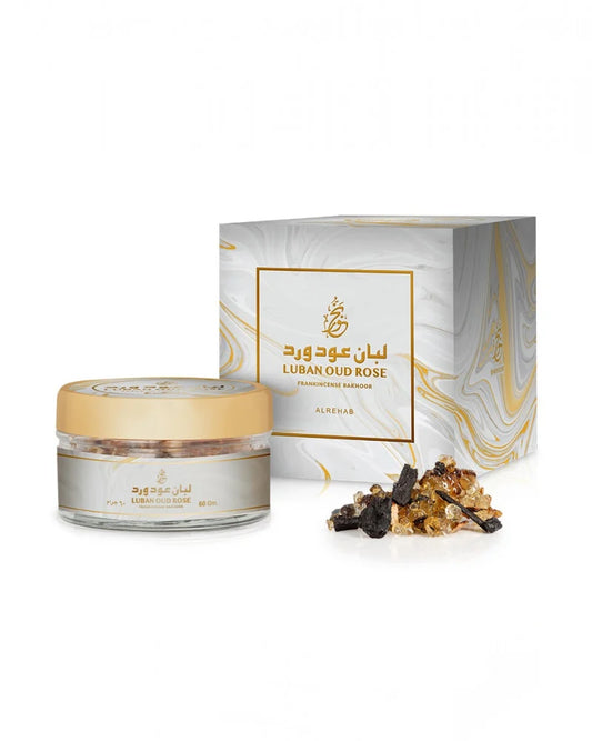 Al Rehab -  Luban, Oud, Rose 60 GMS
