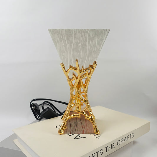 Gold Leaf with White Mosaic |  Incense burner | 110V