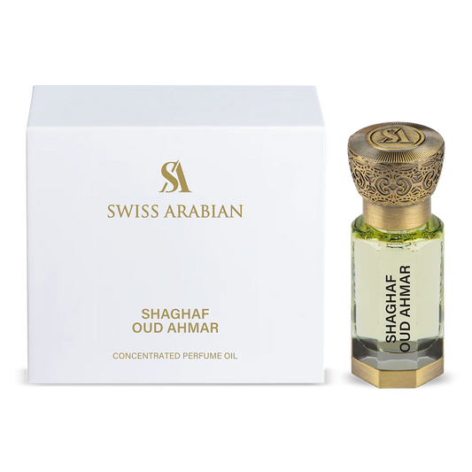 Shaghaf Oud Ahmar | .41 fl oz | 12 ML | Concentrated Perfume Oil | Alcohol free