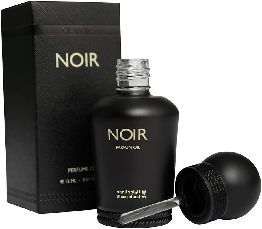 AL MAJEED OUD| OUD NOIR |  15 ML | Concentrated perfume oil | Alcohol free