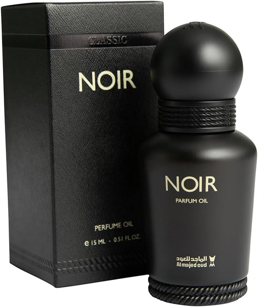 AL MAJEED OUD| OUD NOIR |  15 ML | Concentrated perfume oil | Alcohol free