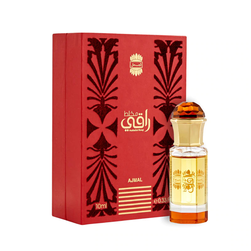 Ajmal Raaqi .| 33 fl oz | 10 ML | Concentrated perfume oil | Alcohol free