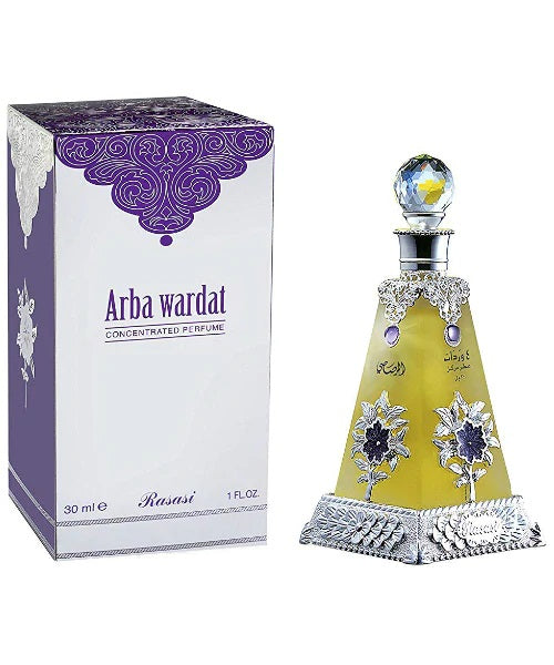Rasasi Arba Wadat | 1 fl oz | 30 ML | Concentrated perfume oil | Alcohol free